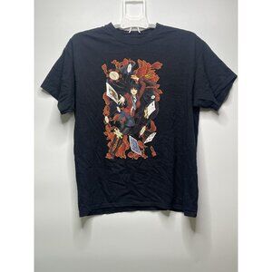 Kakegurui Jabami Yumeko Anime Manga T-Shirt Large Short Sleeve Black Red